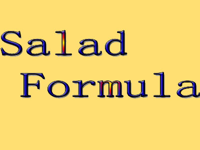 Salad Formula